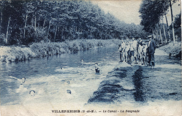 VILLEPARISIS (S.-et-M.), - Le Canal - La Baignade 